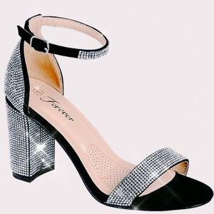 Rhinestone Crystal Dress Sandal - FIRM PRICE